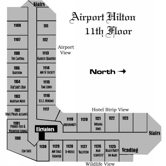 Hilton party Map